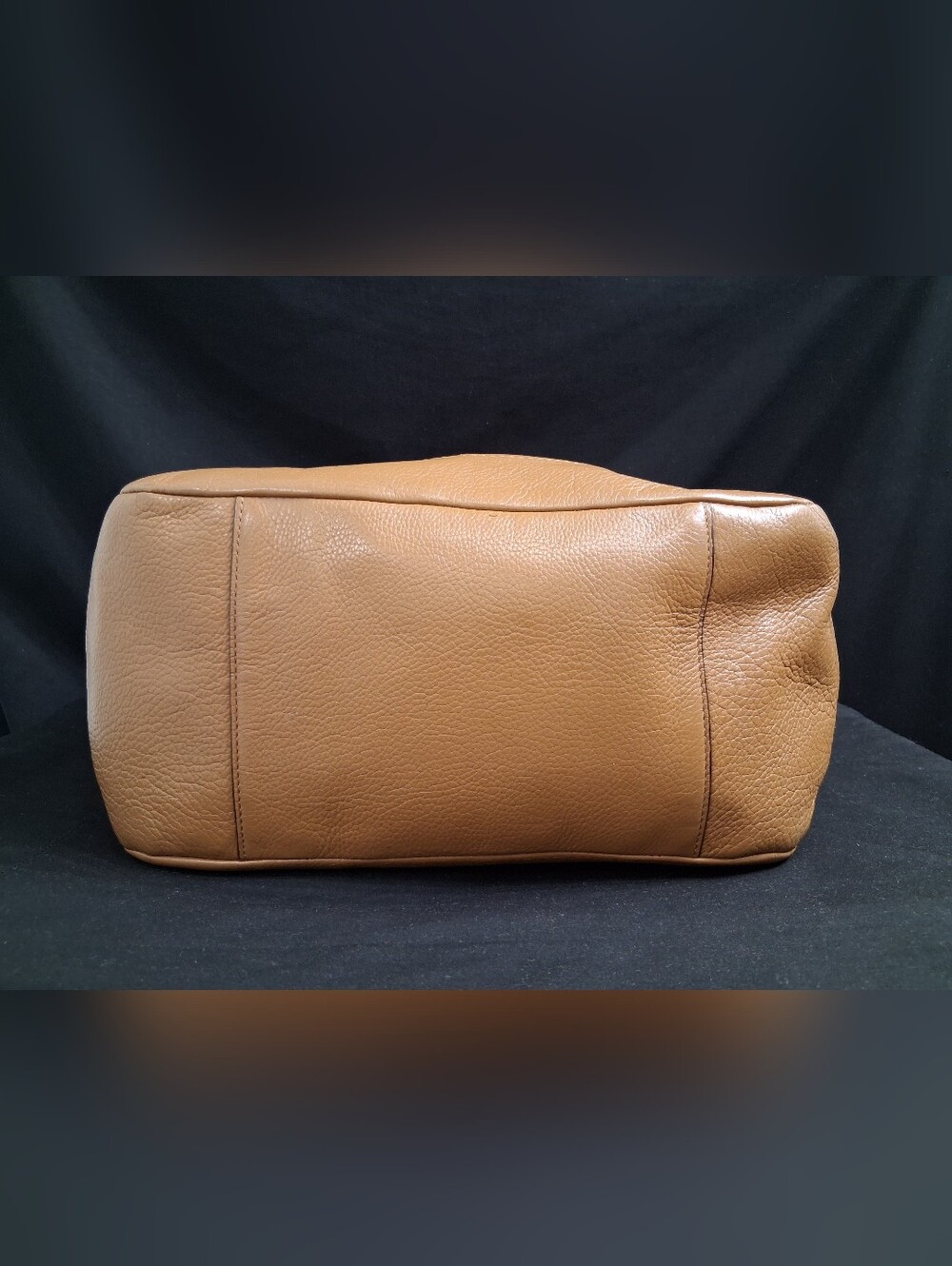 Coach F23284 Smooth Pebbled Leather Carryall Camel Tan Purse - Picture 5 of 12
